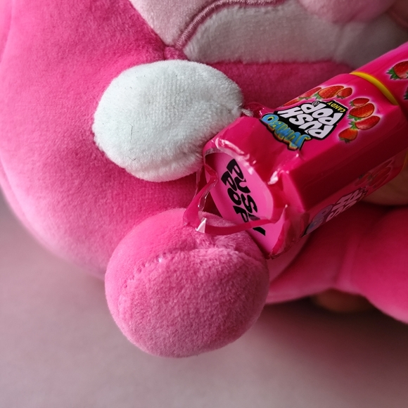 4/$50⭐️Zuru Small Pink Snackles Holding Push Pop Soft Plush Toy 6" - Picture 9 of 11